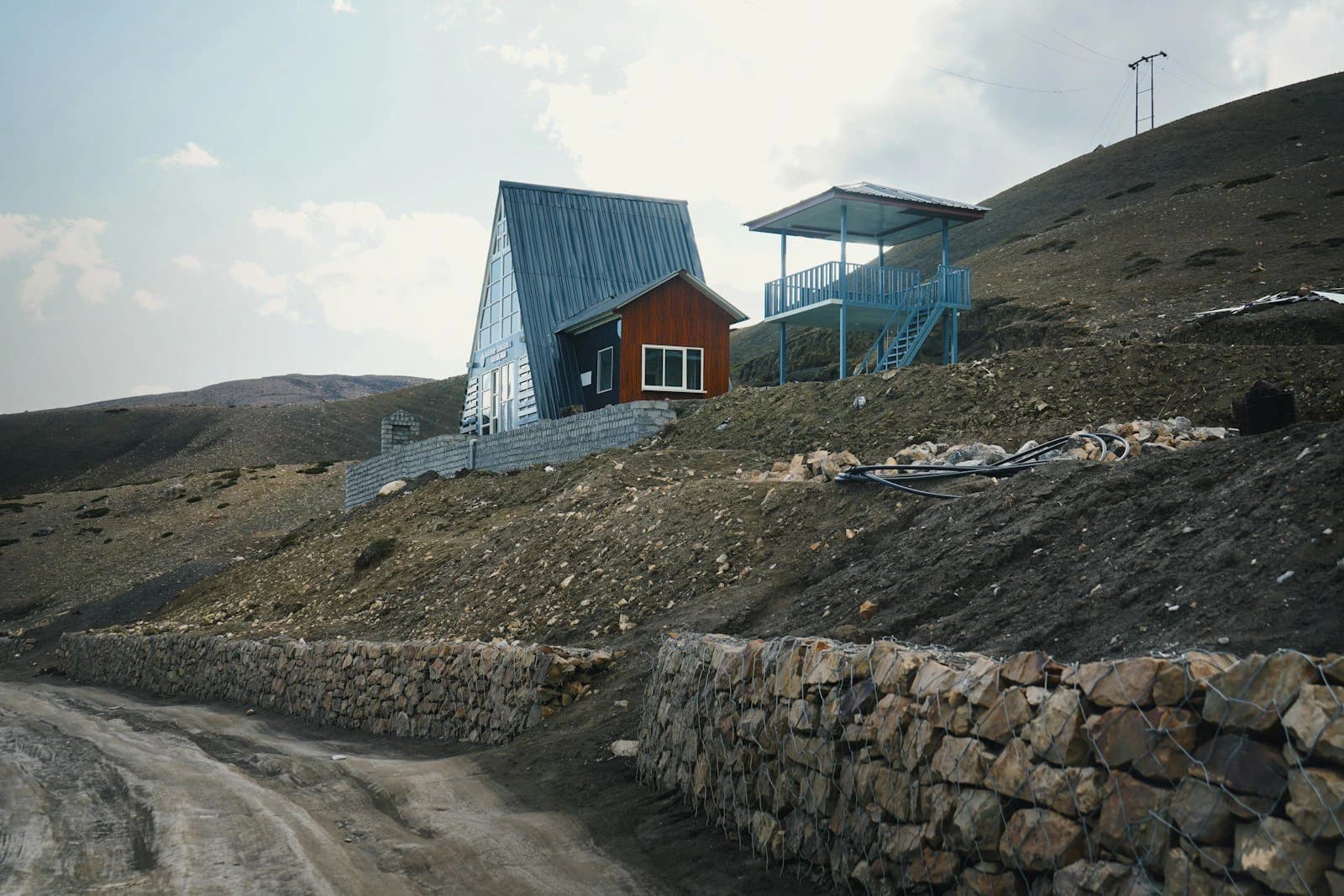 Hikkim, home of the world's highest post office, on the high-village loop above Kaza
