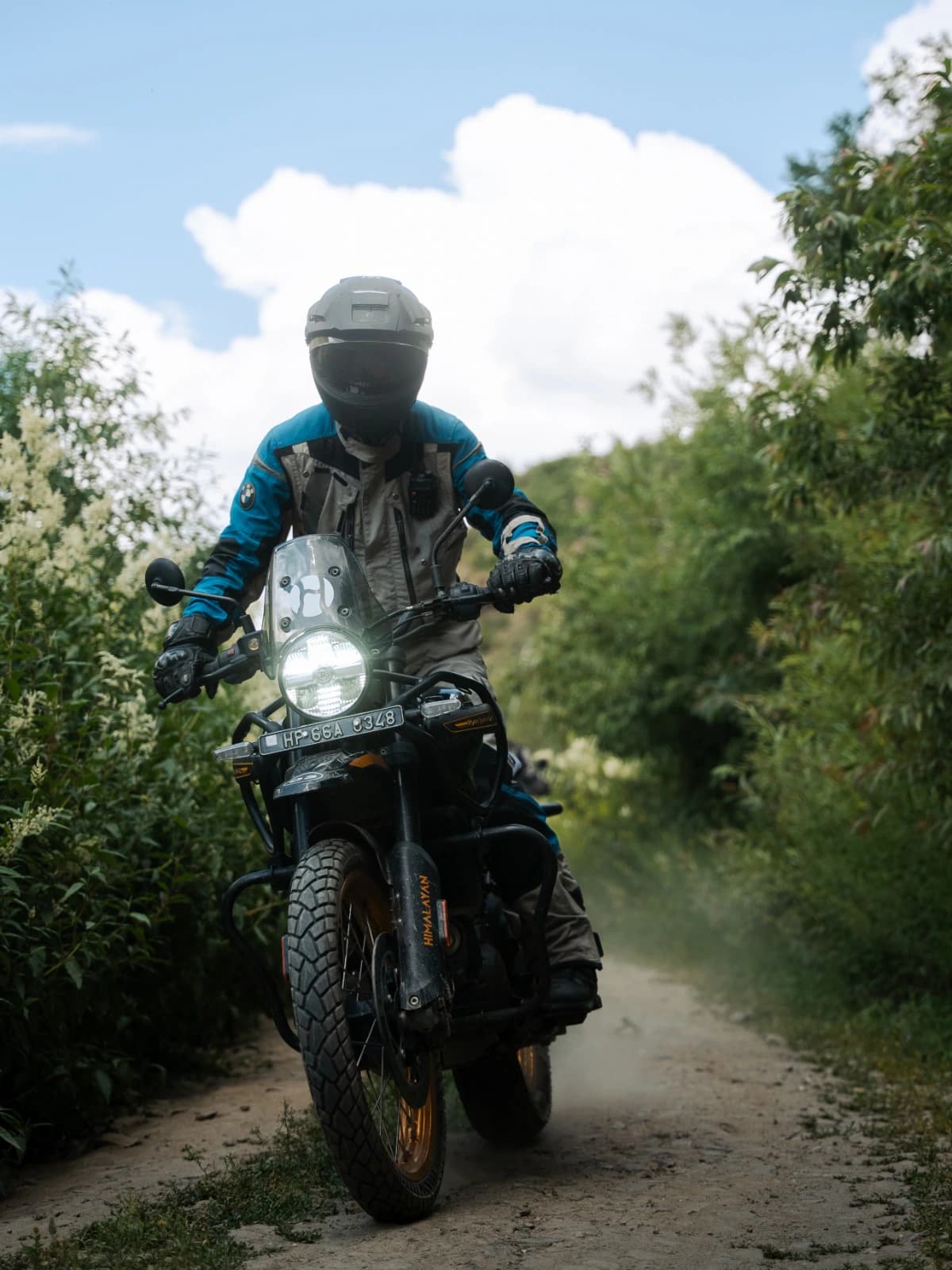 this is a inage of himalays motorcyle tour